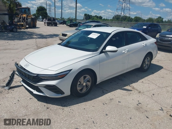 2025 Hyundai Elantra SE with VIN KMHLL4DG9SU861154, listed as a IAAI auction lot 42591870 with 7,070 mi miles and . Bid and sale history available at DreamBid. Image 22.