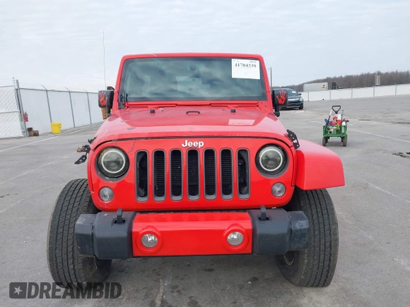 2017 Jeep Wrangler Unlimited 75th Anniversary z VIN 1C4BJWEG6HL575731, wystawiony jako IAAI lot #41704339 z przebiegiem 73 742 mil mil oraz . Historia ofert i sprzedaży dostępna na DreamBid. Obrazek 13.