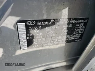 2023 Hyundai Santa Fe SE with VIN 5NMS14AJ9PH637712, listed as a Copart auction lot 52337745 with 31,072 mi miles and Salvage title. Bid and sale history available at DreamBid. Image 15.