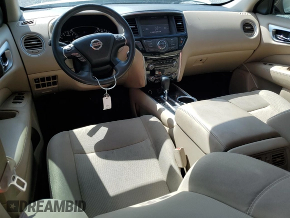 2018 Nissan Pathfinder SV z VIN 5N1DR2MN1JC621655, wystawiony jako Copart lot #58040845 z przebiegiem 81 765 mil mil oraz Szkoda całkowita • Salvage title. Historia ofert i sprzedaży dostępna na DreamBid. Obrazek 8.