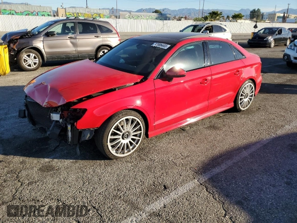 2017 Audi S3 Premium Plus with VIN WAUB1GFF4H1038344, listed as a Copart auction lot 77985693 with 32,861 mi miles. Bid and sale history available at carsss.com. Image 1.