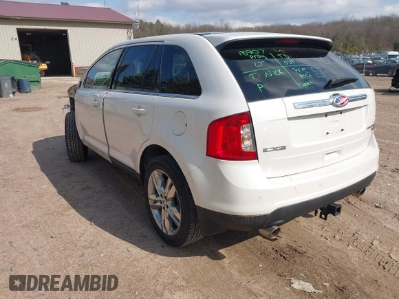 2013 Ford Edge Limited with VIN 2FMDK4KC8DBE06537, listed as a IAAI auction lot 42104475 with 195,965 mi miles. Bid and sale history available at carsss.com. Image 3.