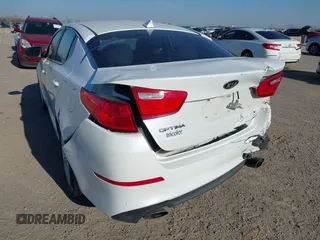 2015 Kia Optima EX with VIN 5XXGN4A7XFG492143, listed as a IAAI auction lot 41383518 with 135,353 mi miles. Bid and sale history available at carsss.com. Image 6.