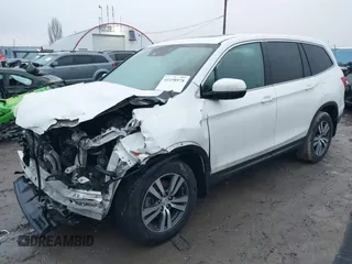 2017 Honda Pilot EX-L z VIN 5FNYF6H64HB084561, wystawiony jako IAAI lot #41158978 z przebiegiem 75 820 mil mil oraz . Historia ofert i sprzedaży dostępna na DreamBid. Obrazek 2.
