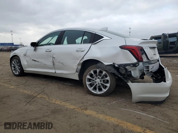 2022 Cadillac CT5 Premium Luxury z VIN 1G6DT5RK0N0133815, wystawiony jako Copart lot #41444045 z przebiegiem 31 931 mil mil oraz Szkody całkowita. Historia ofert i sprzedaży dostępna na DreamBid. Obrazek 2.