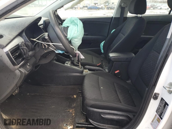 2022 Kia Rio LX with VIN 3KPA24AD5NE503710, listed as a Copart auction lot 47686025 with 77,758 mi miles and Salvage Title. Bid and sale history available at DreamBid. Image 7.