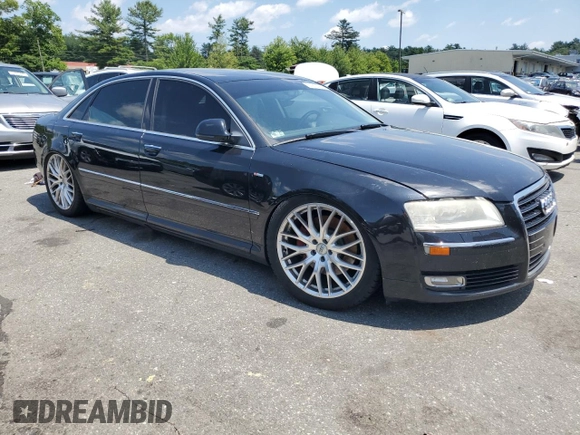 2010 Audi A8 with VIN WAURVAFA2AN007502, listed as a Copart auction lot 61910265 with Not provided miles and Clean title. Bid and sale history available at DreamBid. Image 4.