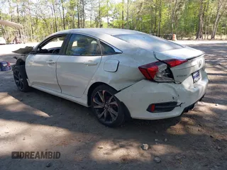 2020 Honda Civic Sedan Sport with VIN 19XFC2F88LE203238, listed as a IAAI auction lot 42075297 with 21,230 mi miles. Bid and sale history available at carsss.com. Image 3.
