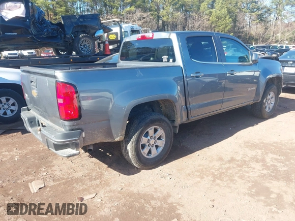 2019 Chevrolet Colorado 2WD Work Truck with VIN 1GCGSBEA8K1262061, listed as a IAAI auction lot 41114924 with 131,995 mi miles and . Bid and sale history available at DreamBid. Image 4.