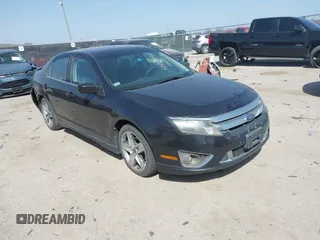2010 Ford Fusion SPORT with VIN 3FAHP0KC3AR193368, listed as a IAAI auction lot 41819046 with 174,057 mi miles. Bid and sale history available at carsss.com. Image 1.