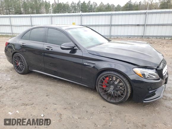 2017 Mercedes-Benz C 63 S AMG with VIN 55SWF8HB3HU193401, listed as a Copart auction lot 49440934 with 35,623 mi miles and . Bid and sale history available at DreamBid. Image 4.