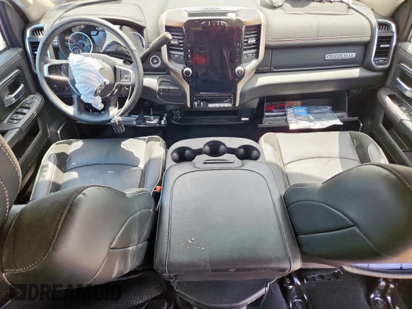 2024 Ram 2500 Laramie with VIN 3C6UR5FL1RG341106, listed as a Copart auction lot 58538335 with 25,283 mi miles and Salvage title. Bid and sale history available at DreamBid. Image 8.