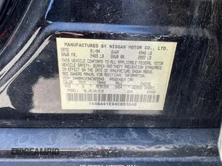 2004 Nissan Maxima SL with VIN 1N4BA41E94C883548, listed as a IAAI auction lot 42006917 with 158,277 mi miles. Bid and sale history available at carsss.com. Image 8.