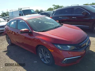 2019 Honda Civic EX z VIN 19XFC1F38KE019091, wystawiony jako IAAI lot #42297875 z przebiegiem 57 627 mil mil oraz . Historia ofert i sprzedaży dostępna na DreamBid. Obrazek 1.