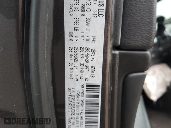 2018 Jeep Grand Cherokee Limited with VIN 1C4RJFBG9JC165112, listed as a Copart auction lot 43001824 with 71,763 mi miles and Salvage Title. Bid and sale history available at carsss.com. Image 15.