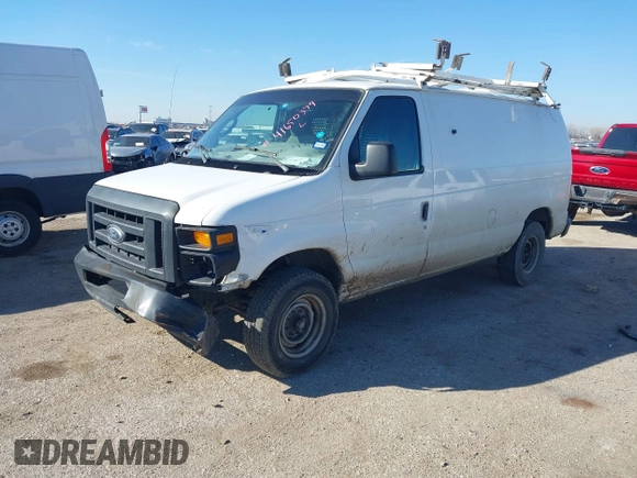 2009 Ford Econoline Cargo with VIN 1FTNE24L89DA84047, listed as a IAAI auction lot 41650399 with 248,505 mi miles and . Bid and sale history available at carsss.com. Image 2.