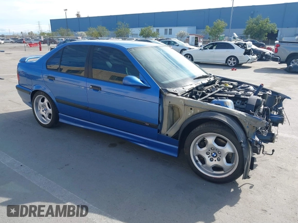 1997 BMW 3 Series with VIN WBSCD0325VEE10975, listed as a IAAI auction lot 41851847 with 209,106 mi miles and . Bid and sale history available at DreamBid. Image 1.