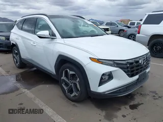 2022 Hyundai Tucson Limited with VIN 5NMJE3AE6NH013862, listed as a IAAI auction lot 41698509 with 61,522 mi miles and . Bid and sale history available at DreamBid. Image 1.