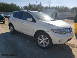 2010 Nissan Murano S with VIN JN8AZ1MU3AW013230, listed as a Copart auction lot 46337655 with 124,269 mi miles and Salvage Title. Bid and sale history available at carsss.com. Image 4.