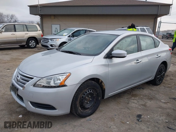 2015 Nissan Sentra SR with VIN 3N1AB7AP4FL648362, listed as a IAAI auction lot 42010300 with 162,834 mi miles and . Bid and sale history available at DreamBid. Image 18.