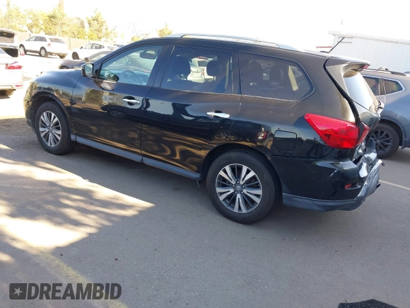 2018 Nissan Pathfinder S with VIN 5N1DR2MN6JC633381, listed as a IAAI auction lot 41999410 with 106,561 mi miles and . Bid and sale history available at DreamBid. Image 3.