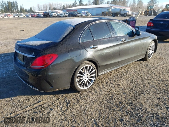 2017 Mercedes-Benz C 43 AMG with VIN 55SWF6EBXHU202314, listed as a IAAI auction lot 41402555 with 73,669 mi miles and . Bid and sale history available at DreamBid. Image 4.