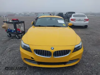 2011 BMW Z4 sDrive35i with VIN WBALM7C58BE383383, listed as a IAAI auction lot 41381714 with 55,704 mi miles. Bid and sale history available at carsss.com. Image 6.