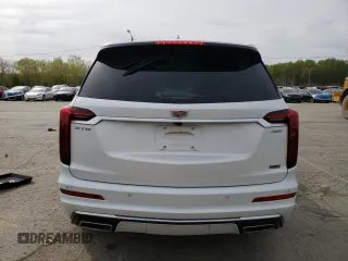2024 Cadillac XT6 FWD Premium Luxury with VIN 1GYKPCRS4RZ702383, listed as a Copart auction lot 53346745 with 43,339 mi miles and Salvage title. Bid and sale history available at DreamBid. Image 6.