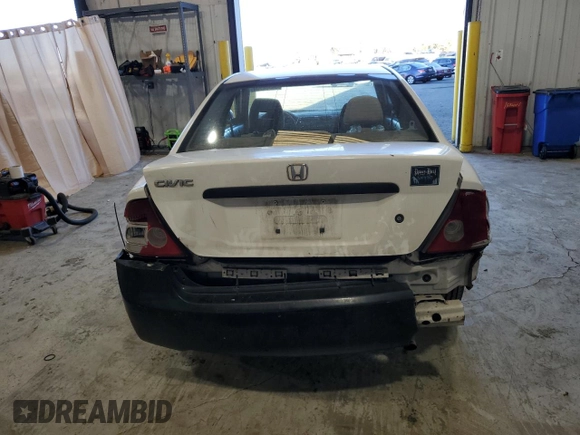 2005 Honda Civic Cpe VP SSRS with VIN 1HGEM22305L003081, listed as a Copart auction lot 83368294 with 266,524 mi miles and Clean Title. Bid and sale history available at carsss.com. Image 6.