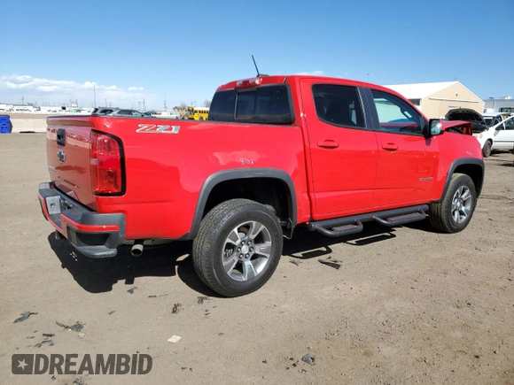 2018 Chevrolet Colorado 4WD Z71 z VIN 1GCGTDEN9J1113569, wystawiony jako Copart lot #46882725 z przebiegiem 110 254 mil mil oraz Szkoda całkowita • Salvage title. Historia ofert i sprzedaży dostępna na DreamBid. Obrazek 3.