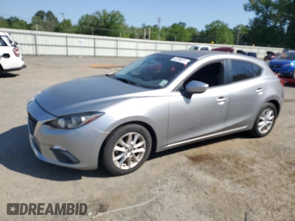 2016 Mazda 3 i Sport with VIN JM1BM1K70G1323207, listed as a Copart auction lot 52296815 with 40,404 mi miles and Salvage Title. Bid and sale history available at DreamBid. Image 1.