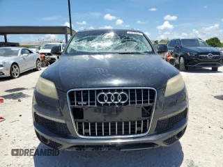 2011 Audi Q7 S line with VIN WA1DGAFE3BD006595, listed as a Copart auction lot 61010615 with 184,175 mi miles and Salvage title. Bid and sale history available at DreamBid. Image 5.