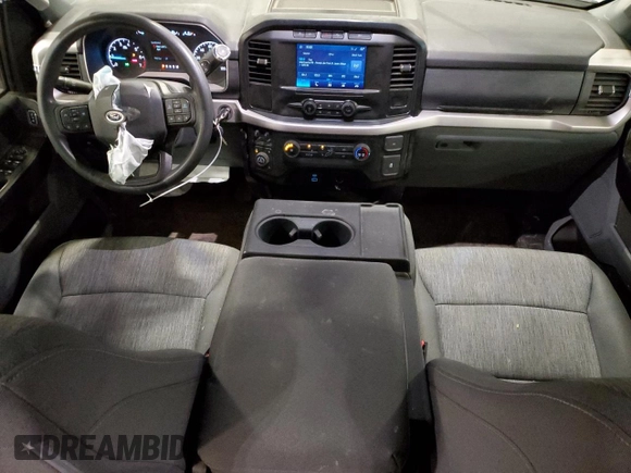 2021 Ford F-150 XL with VIN 1FTFW1E8XMKE65151, listed as a Copart auction lot 52579095 with 77,927 mi miles and Salvage Title. Bid and sale history available at carsss.com. Image 8.