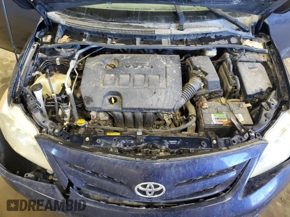 2012 Toyota Corolla L with VIN 5YFBU4EE4CP039404, listed as a Copart auction lot 46575935 with 187,146 mi miles and Clean Title. Bid and sale history available at carsss.com. Image 12.