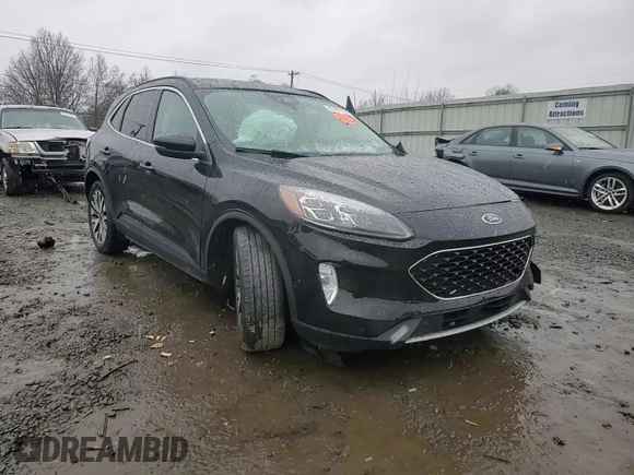2020 Ford Escape Titanium Hybrid with VIN 1FMCU0DZ9LUA84807, listed as a Copart auction lot 85507594 with Not provided miles and Salvage title. Bid and sale history available at DreamBid. Image 12.