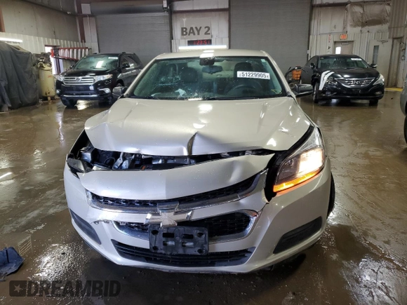 2015 Chevrolet Malibu LS with VIN 1G11B5SL2FF108086, listed as a Copart auction lot 51229905 with 132,275 mi miles and Salvage Title. Bid and sale history available at DreamBid. Image 5.