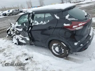 2025 Nissan Kicks SV с VIN 3N1CP5CV4SL472689, выставлен на аукционе Copart как лот 52130535 с пробегом 966 миль миль и Списание • Salvage title. История ставок и продаж доступна на DreamBid. Изображение 2.