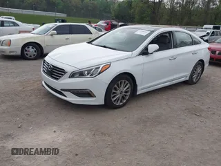2015 Hyundai Sonata Limited with VIN 5NPE34AF2FH135371, listed as a IAAI auction lot 41986461 with 103,006 mi miles and . Bid and sale history available at carsss.com. Image 2.