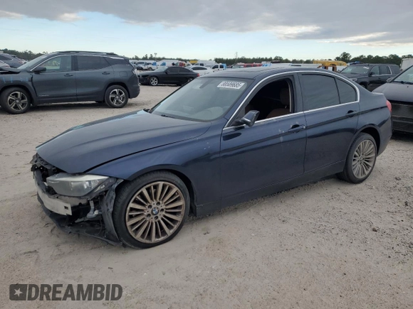 2012 BMW 3 Series 328i with VIN WBA3A5C57CF341019, listed as a Copart auction lot 88589685 with 107,295 mi miles and Salvage Title. Bid and sale history available at DreamBid. Image 1.