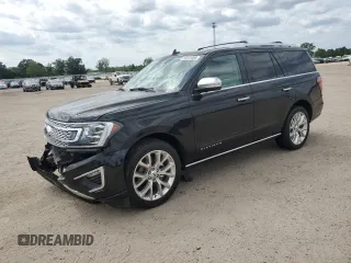 2018 Ford Expedition Platinum with VIN 1FMJU1LT2JEA18729, listed as a Copart auction lot 53870495 with 22,620 mi miles and Salvage title. Bid and sale history available at DreamBid. Image 1.
