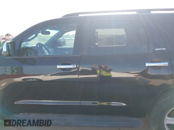 2008 Toyota Sequoia Limited with VIN 5TDZY68A28S011655, listed as a IAAI auction lot 42010093 with 356,580 mi miles and . Bid and sale history available at DreamBid. Image 14.