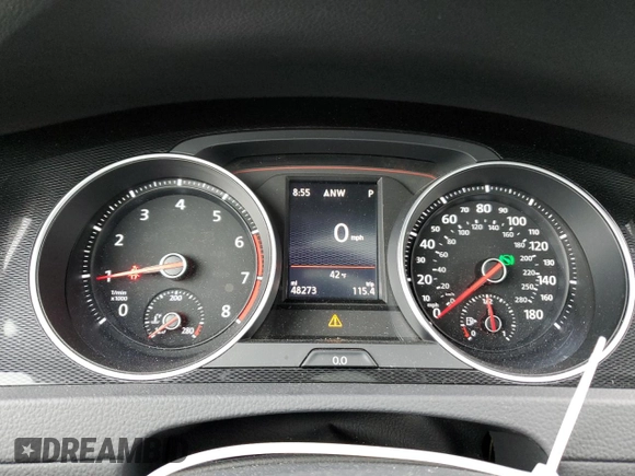 2017 Volkswagen Golf GTI S with VIN 3VW447AU7HM074456, listed as a Copart auction lot 50456693 with 48,273 mi miles. Bid and sale history available at carsss.com. Image 9.