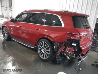 2025 Mercedes-Benz GLS with VIN 4JGFF5KEXSB291866, listed as a IAAI auction lot 41556256 with 4,804 mi miles. Bid and sale history available at carsss.com. Image 3.
