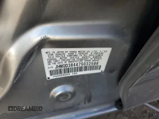 2007 Honda Fit with VIN JHMGD38447S032586, listed as a Copart auction lot 69973944 with 0 mi miles and Salvage Title. Bid and sale history available at carsss.com. Image 12.