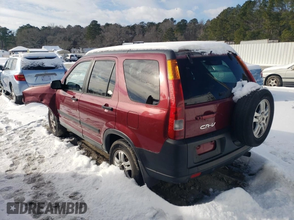 2002 Honda CR-V EX with VIN JHLRD78832C007933, listed as a Copart auction lot 85632214 with 163,767 mi miles and Salvage Title. Bid and sale history available at DreamBid. Image 2.