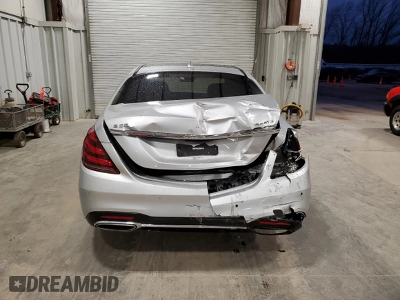 2020 Mercedes-Benz S S 560 with VIN WDDUG8GB8LA515559, listed as a Copart auction lot 81777104 with Not Provided miles and Salvage Title. Bid and sale history available at carsss.com. Image 6.