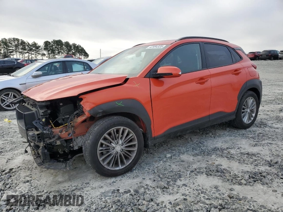 2020 Hyundai Kona SEL Plus with VIN KM8K62AAXLU558232, listed as a Copart auction lot 42994335 with 88,529 mi miles and Salvage Title. Bid and sale history available at carsss.com. Image 1.
