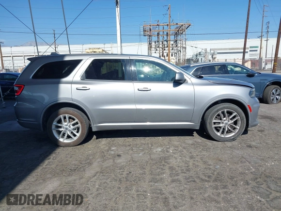 2021 Dodge Durango GT Plus with VIN 1C4RDJDG1MC602421, listed as a IAAI auction lot 40824460 with 121,535 mi miles and . Bid and sale history available at DreamBid. Image 13.