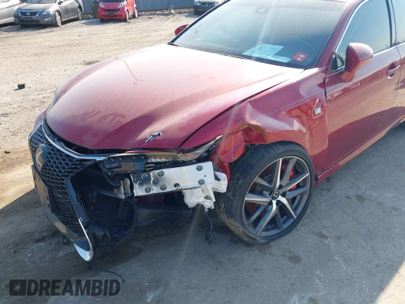2016 Lexus GS 350 with VIN JTHBZ1BLXGA003499, listed as a IAAI auction lot 41576053 with 33,377 mi miles. Bid and sale history available at carsss.com. Image 6.