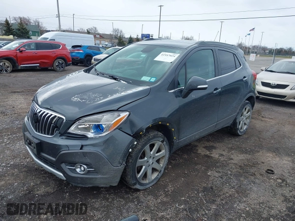 2016 Buick Encore Leather with VIN KL4CJGSB8GB545762, listed as a IAAI auction lot 41957024 with 142,216 mi miles and . Bid and sale history available at carsss.com. Image 19.
